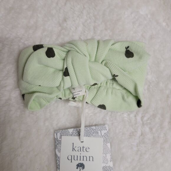 Kate Quinn Tiny Pear Large Bow Elastic Headband S - Picture 1 of 2
